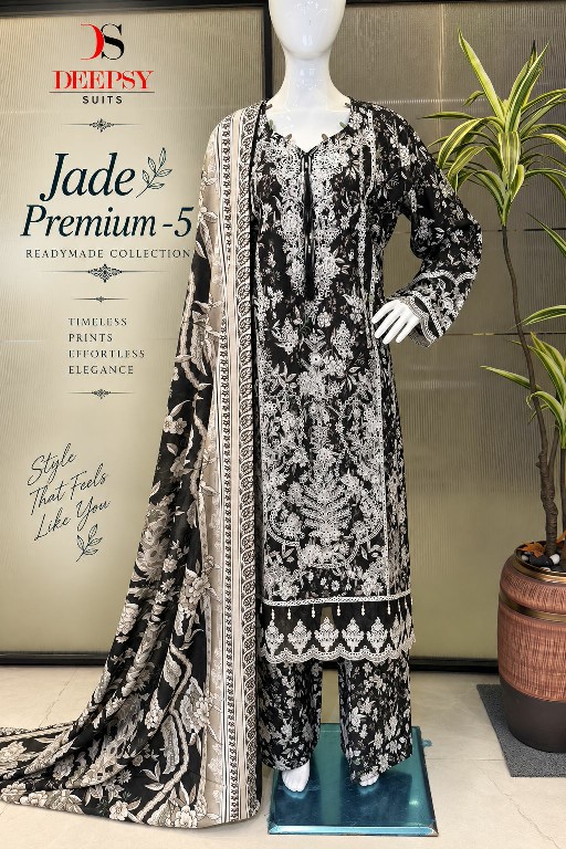 DEEPSY JADE PREMIUM VOL 5 WHOLESALE PURE PAKISTANI LAWN READYMADE 3 PCS SUITS EXPORTER