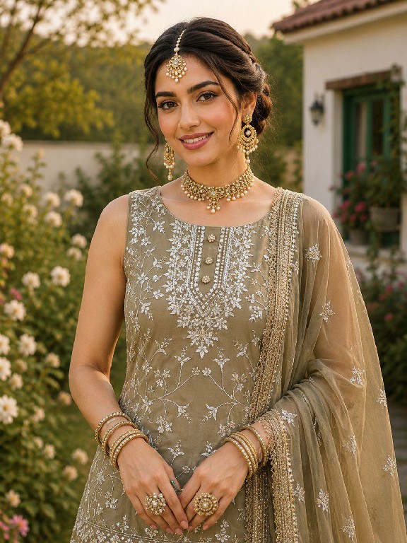 MRUDANGI VIHANIKA WHOLESALE READYMADE REAL GEORGETTE PARTY WEAR 3 PCS SUITS FOR EXPORT