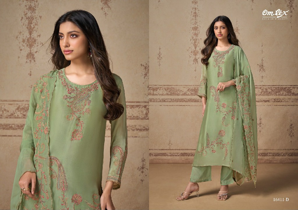 OMTEX DARIA WHOLESALE SILK WITH WORK AMAZING UNSTITCH SALWAR SUITS EXPORTER
