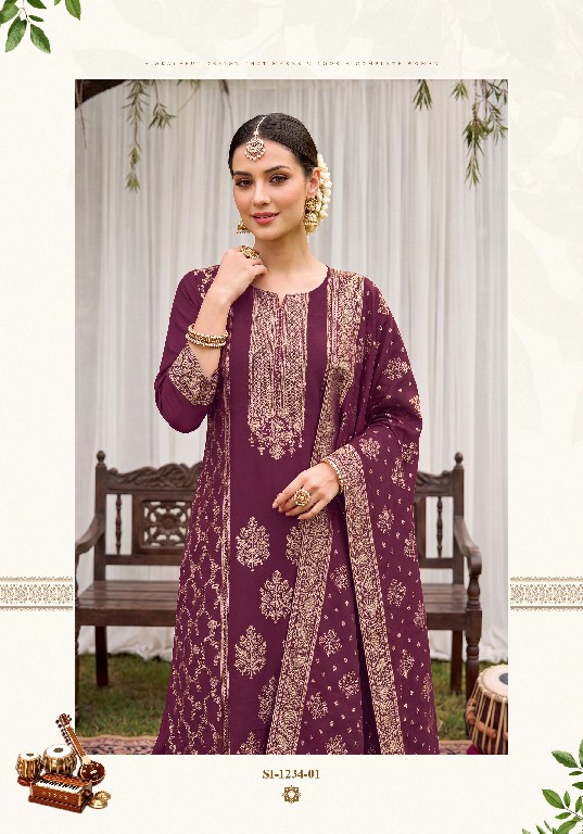 ALOK SUIT SARGUN VOL 8 WHOLESALE VISCISE MUSLIN DESIGNER CONCEPT UNSTITCH SALWAR SUITS EXPORTER