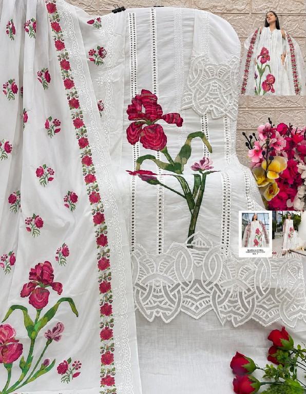 SANIYA TRENDZ MARIYA B ULTRA LUXURY LAWN COLLECTION VOL 1 WHOLESALE PAKISTANI HIT DESIGN UNSTITCH SALWAR SUITS EXPORTER