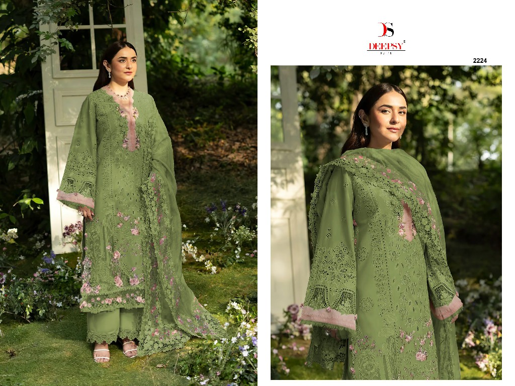 DEEPSY ELAF PREMIUM VOL 10 WHOLESALE PURE COTTON LUXURIOUS UNSTITCH SALWAR SUITS SUPPLIER