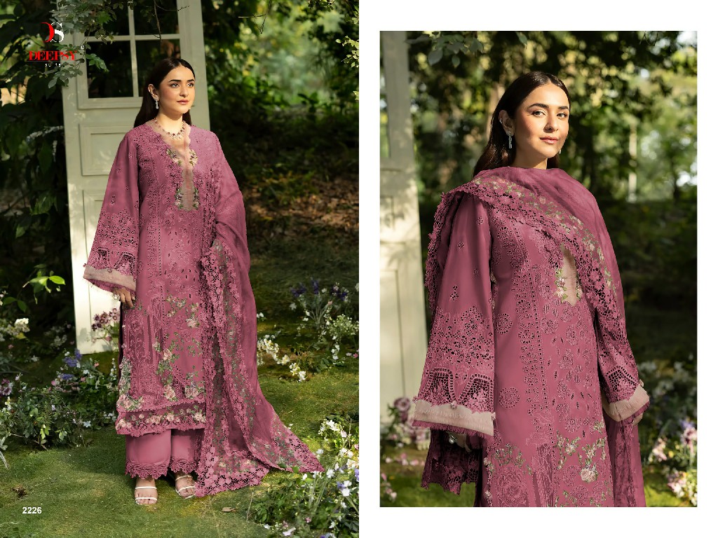 DEEPSY ELAF PREMIUM VOL 10 WHOLESALE PURE COTTON LUXURIOUS UNSTITCH SALWAR SUITS SUPPLIER