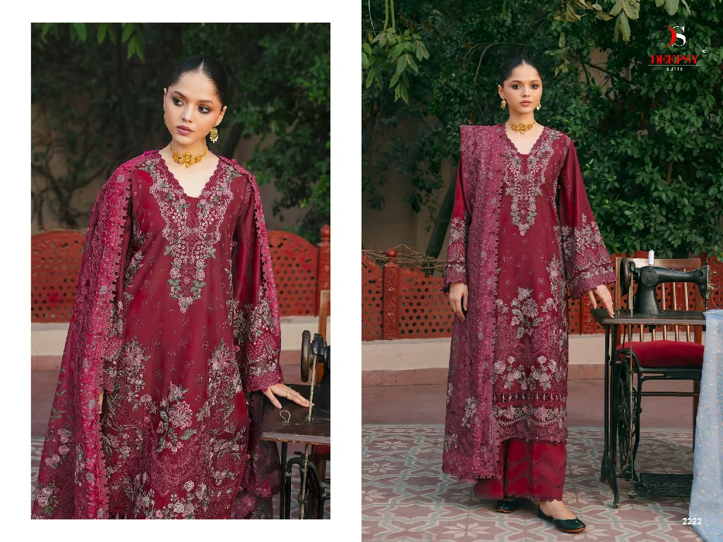 DEEPSY ELAF PREMIUM VOL 10 WHOLESALE PURE COTTON LUXURIOUS UNSTITCH SALWAR SUITS SUPPLIER