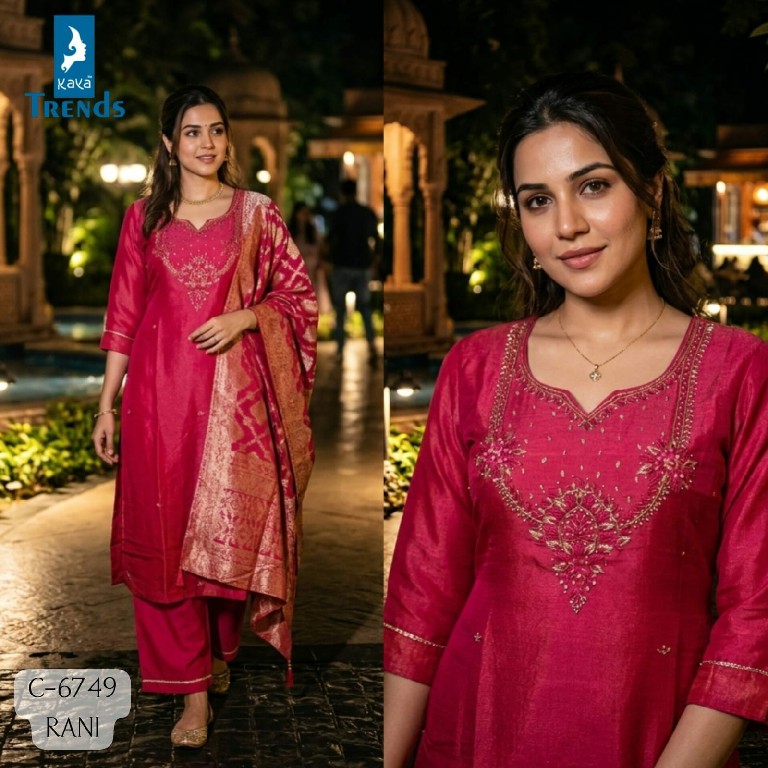 KAYA D.NO 6749 COLOR WHOLESALE READYMADE TISSUE SIMMER BIG SIZE AMAZING 3 PCS COMBO SET SUITS ONLINE