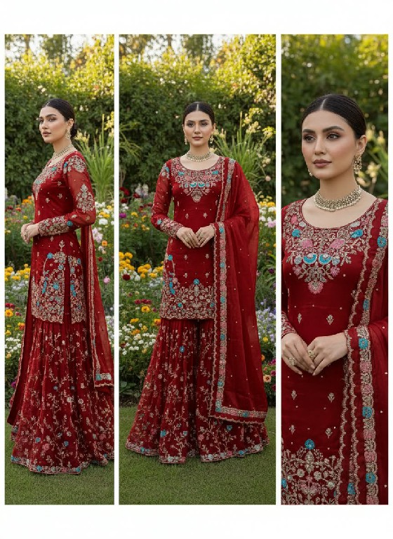 TEXTILEDEAL D.NO 5956 WHOLESALE READYMADE JMC SILK ELEGANCE PARTY WEAR 3 PCS SUITS FOR WOMEN ONLINE