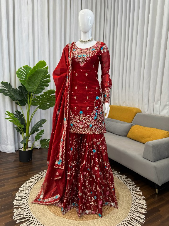 TEXTILEDEAL D.NO 5956 WHOLESALE READYMADE JMC SILK ELEGANCE PARTY WEAR 3 PCS SUITS FOR WOMEN ONLINE