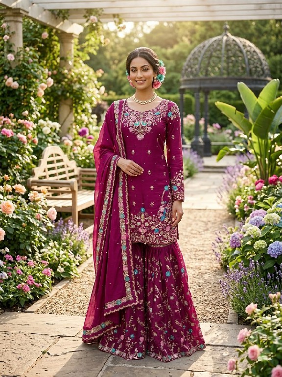 TEXTILEDEAL D.NO 5956 WHOLESALE READYMADE JMC SILK ELEGANCE PARTY WEAR 3 PCS SUITS FOR WOMEN ONLINE