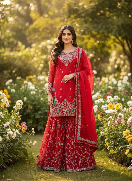 TEXTILEDEAL D.NO 5956 WHOLESALE READYMADE JMC SILK ELEGANCE PARTY WEAR 3 PCS SUITS FOR WOMEN ONLINE