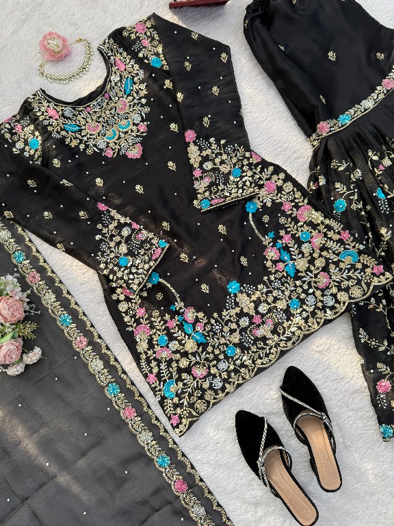 TEXTILEDEAL D.NO 5956 WHOLESALE READYMADE JMC SILK ELEGANCE PARTY WEAR 3 PCS SUITS FOR WOMEN ONLINE