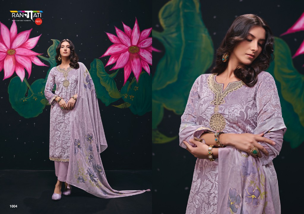 RANGATI PRINTS PALACHI EDIT WHOLESALE PALACHI VELVET EMBROIDERED WINTER WEAR UNSTITCH SALWAR SUITS EXPORTER