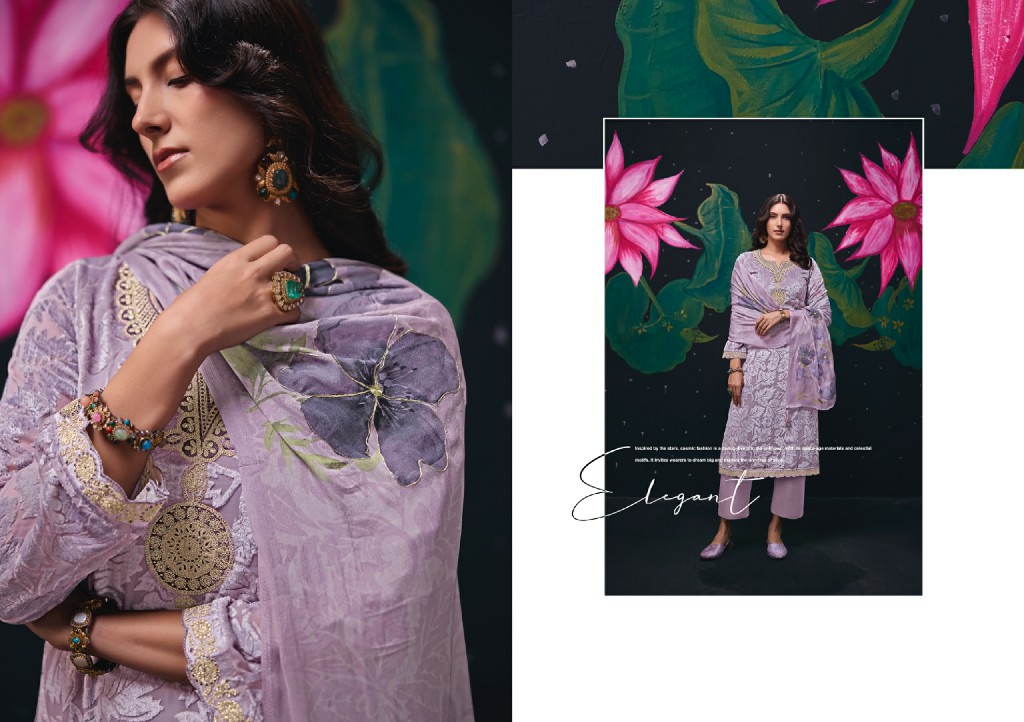 RANGATI PRINTS PALACHI EDIT WHOLESALE PALACHI VELVET EMBROIDERED WINTER WEAR UNSTITCH SALWAR SUITS EXPORTER