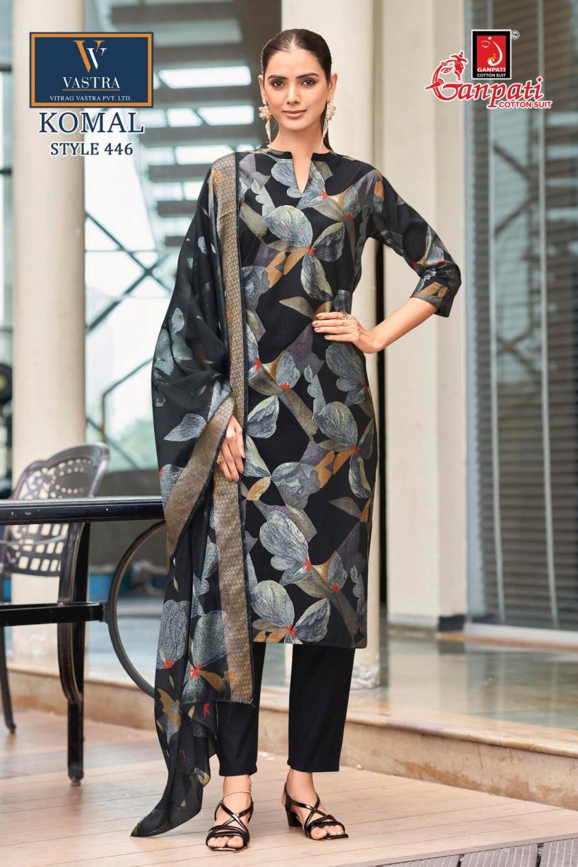 GANPATI KOMAL VOL 25 WHOLESALE READYMADE VATICAN PRINTED BEAUTIFUL 3 PCS SUITS EXPORTER