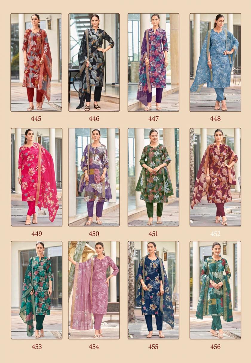 GANPATI KOMAL VOL 25 WHOLESALE READYMADE VATICAN PRINTED BEAUTIFUL 3 PCS SUITS EXPORTER