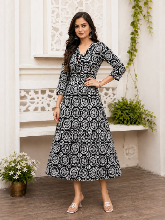HIAARA SCARLET VOL 1 WHOLESALE READYMADE PURE COTTON ANARKALI FLAIR STYLE KURTIS FOR WOMEN ONLINE