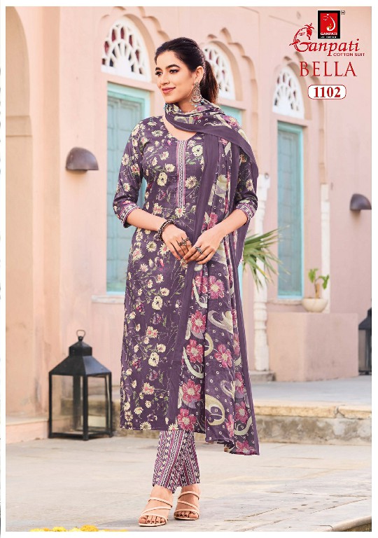 GANPATI BELLA VOL 11 WHOLESALE READYMADE COTTON DAILY WEAR KURTI WITH PANT AND DUPATTA ONLINE