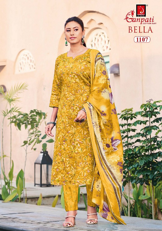 GANPATI BELLA VOL 11 WHOLESALE READYMADE COTTON DAILY WEAR KURTI WITH PANT AND DUPATTA ONLINE
