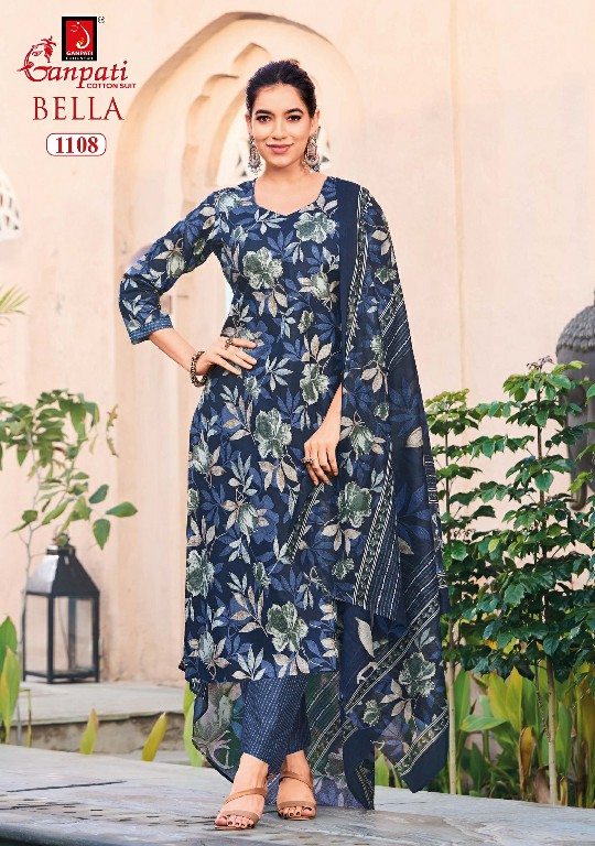 GANPATI BELLA VOL 11 WHOLESALE READYMADE COTTON DAILY WEAR KURTI WITH PANT AND DUPATTA ONLINE