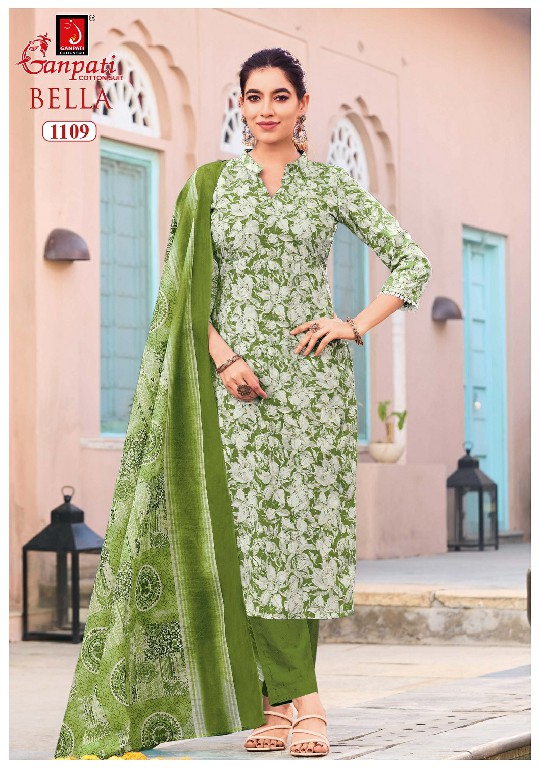 GANPATI BELLA VOL 11 WHOLESALE READYMADE COTTON DAILY WEAR KURTI WITH PANT AND DUPATTA ONLINE