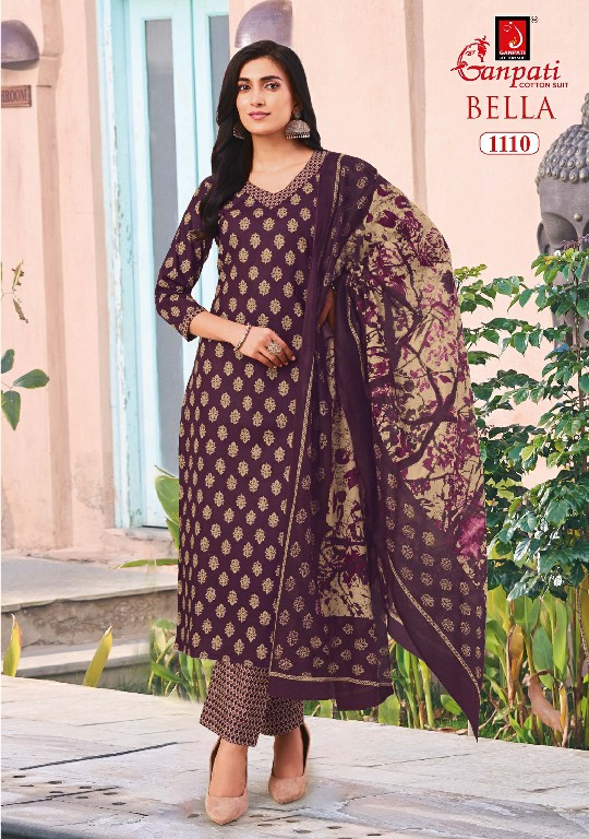 GANPATI BELLA VOL 11 WHOLESALE READYMADE COTTON DAILY WEAR KURTI WITH PANT AND DUPATTA ONLINE