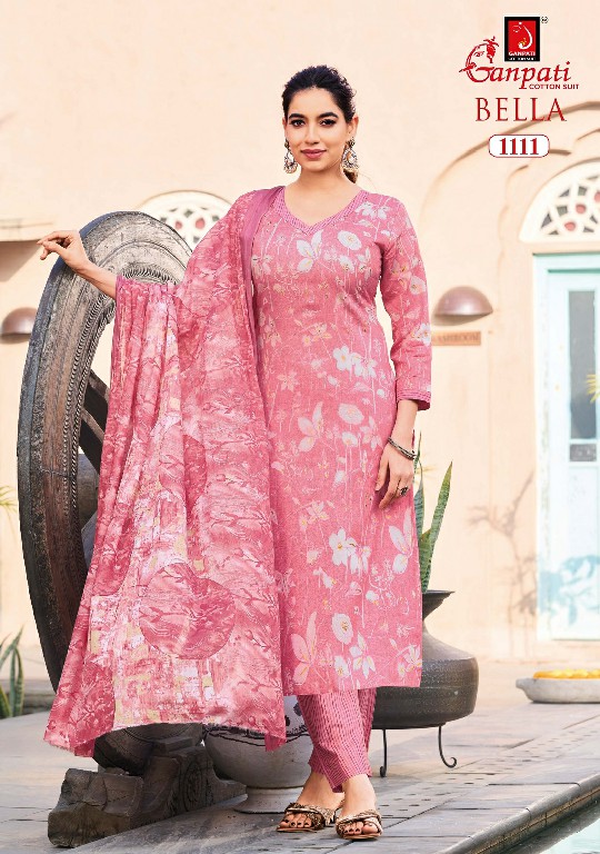 GANPATI BELLA VOL 11 WHOLESALE READYMADE COTTON DAILY WEAR KURTI WITH PANT AND DUPATTA ONLINE
