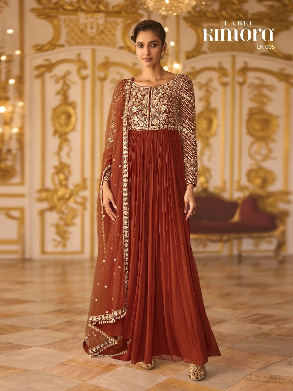 LABEL KIMORA COLLECTION VOL 2 WHOLESALE READYMADE SOFT GEORGETTE WEDDING WEAR 3 PCS COMBO SET SUITS FOR WOMEN ONLINE
