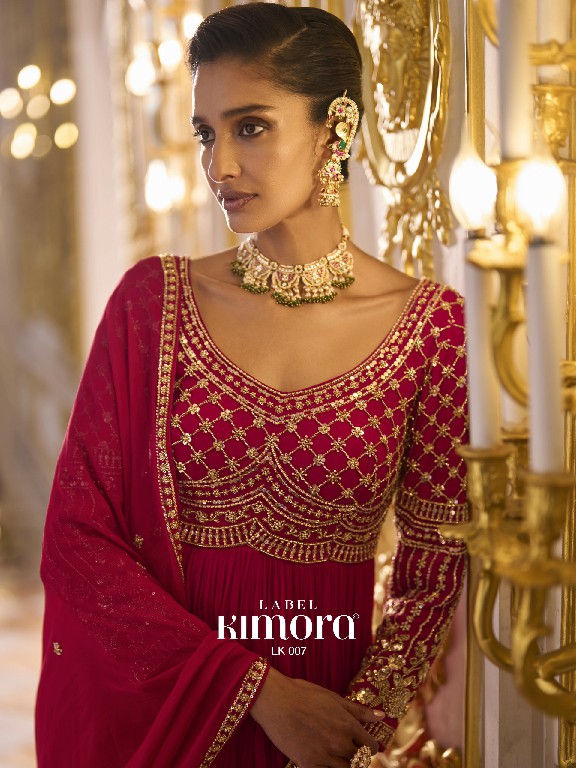 LABEL KIMORA COLLECTION VOL 2 WHOLESALE READYMADE SOFT GEORGETTE WEDDING WEAR 3 PCS COMBO SET SUITS FOR WOMEN ONLINE