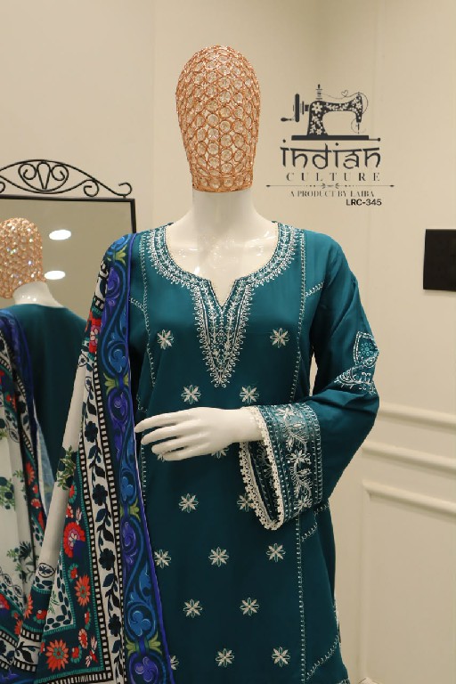 INDIAN CULTURE D.NO LRC-345 WHOLESALE READYMADE PURE RAYON CLASSIC 3 PCS SUITS SUPPLIER