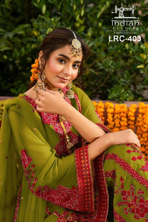 INDIAN CULTURE D.NO LRC-403 WHOLESALE READYMADE PV SLUB FESTIVE WEAR PAKISTANI 3 PCS SUITS EXPORTER