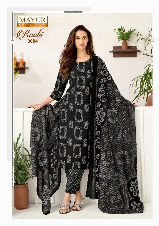 MAYUR CREATION ROOHI VOL 3 WHOLESALE COTTON PRINTED REGULAR WEAR DRESS MATERIAL FOR EXPORT