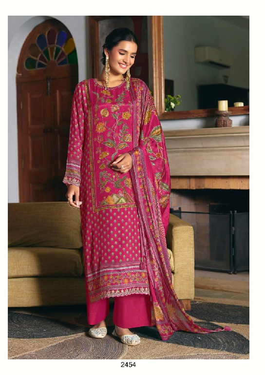 KIMORA ROLA RAPPA WHOLESALE PURE MUSLIN ELEGANT DESIGN UNSTITCH SALWAR SUITS EXPORTER