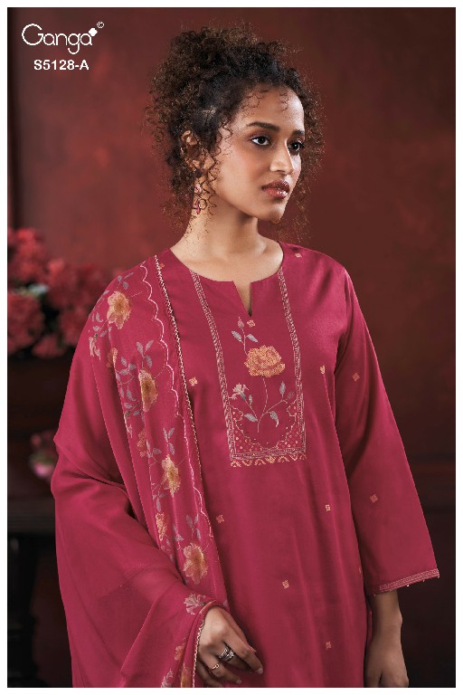 GANGA PARIDHI S5128 WHOLESALE PREMIUM COTTON CLASSY DESIGN UNSTITCH SALWAR SUITS SUPPLIER