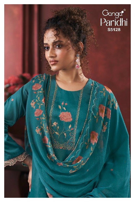 GANGA PARIDHI S5128 WHOLESALE PREMIUM COTTON CLASSY DESIGN UNSTITCH SALWAR SUITS SUPPLIER