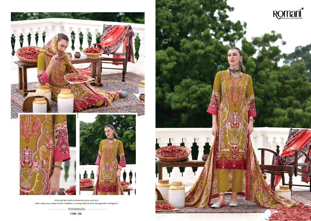 ROMANI AARZU VO 36 WHOLESALE SOFT COTTON HEAVY EMBROIDERY WORK UNSTITCH SALWAR SUITS FOR EXPORT