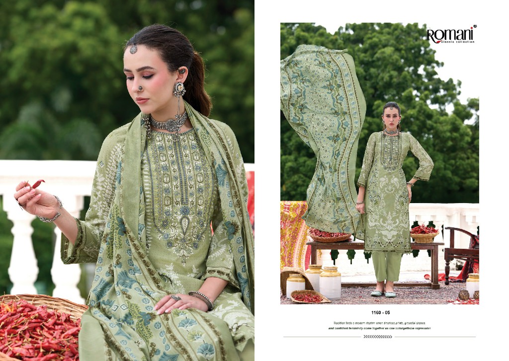 ROMANI AARZU VO 36 WHOLESALE SOFT COTTON HEAVY EMBROIDERY WORK UNSTITCH SALWAR SUITS FOR EXPORT