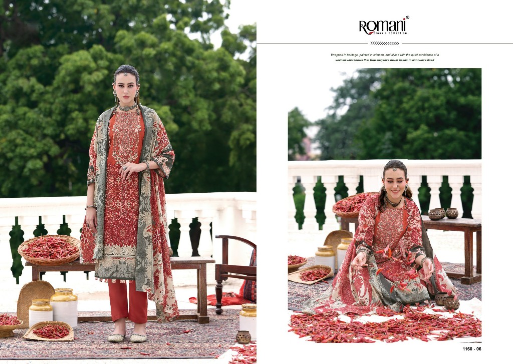 ROMANI AARZU VO 36 WHOLESALE SOFT COTTON HEAVY EMBROIDERY WORK UNSTITCH SALWAR SUITS FOR EXPORT