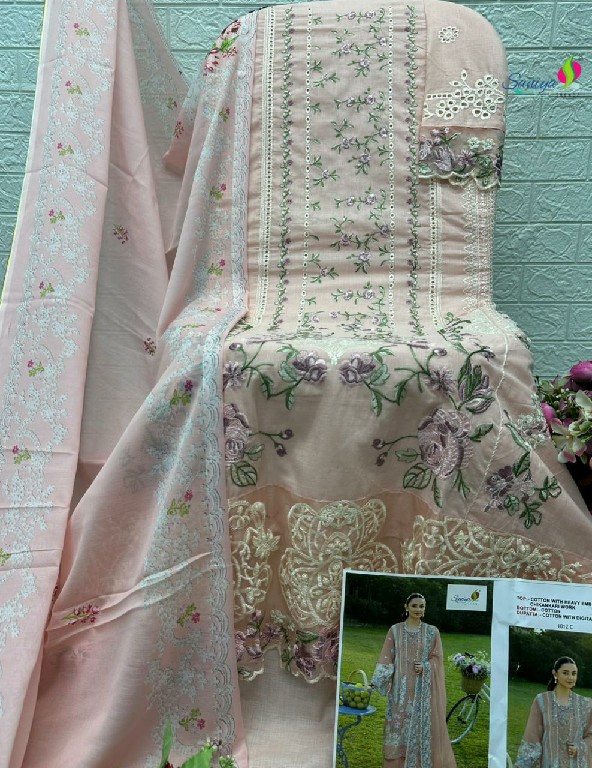 SANIYA TRENDZ D.NO 1012 WHOLESALE COTTON CHIKANKARI EMBROIDERED UNSTITCH SALWAR SUITS FOR EXPORT