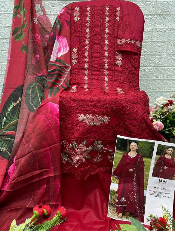 SANIYA TRENDZ D.NO 7178 WHOLESALE COTTON CHIKANKARI EMBROIDERED UNSTITCH SALWAR SUITS FOR EXPORT