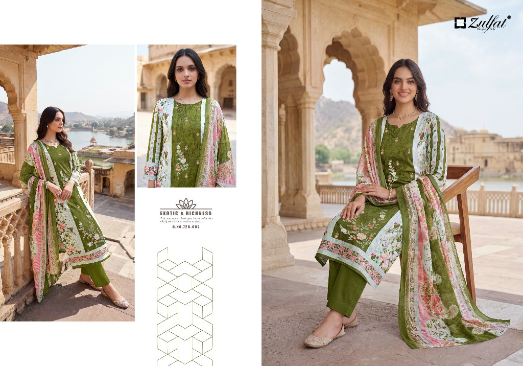 ZULFAT HUMRAAZ WHOLESALE PURE JAM COTTON EXCLUSIVE DESIGN UNSTITCH SALWAR SUITS EXPORTER