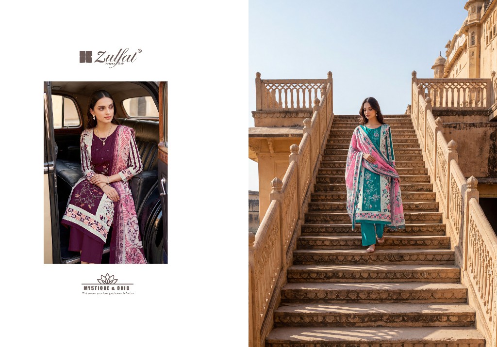 ZULFAT HUMRAAZ WHOLESALE PURE JAM COTTON EXCLUSIVE DESIGN UNSTITCH SALWAR SUITS EXPORTER