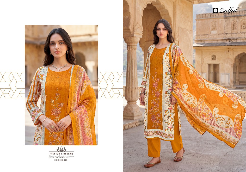 ZULFAT HUMRAAZ WHOLESALE PURE JAM COTTON EXCLUSIVE DESIGN UNSTITCH SALWAR SUITS EXPORTER