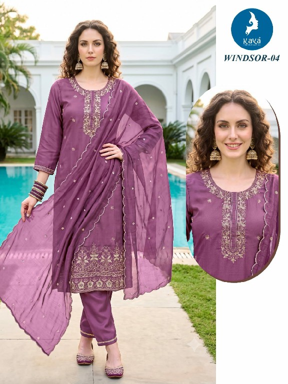 KAYA WINDSOR WHOLESALE READYMADE VICTORIA SILK BEAUTIFUL 3 PCS COMBO SET SUITS SUPPLIER