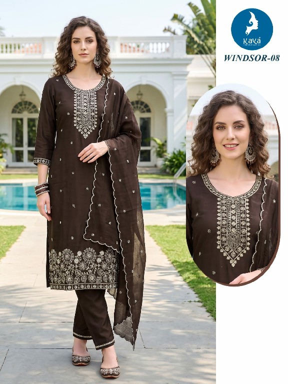 KAYA WINDSOR WHOLESALE READYMADE VICTORIA SILK BEAUTIFUL 3 PCS COMBO SET SUITS SUPPLIER