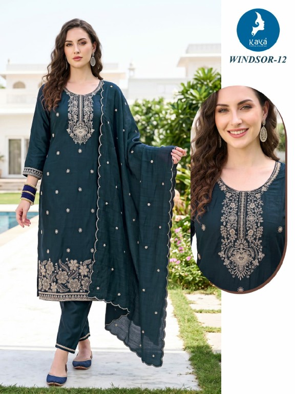 KAYA WINDSOR WHOLESALE READYMADE VICTORIA SILK BEAUTIFUL 3 PCS COMBO SET SUITS SUPPLIER