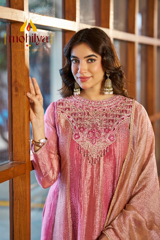 MOHILYA D.NO 283 WHOLESALE READYMADE SALSA ELEGANT ETHNIC WEAR 3 PCS COMBO SET SUITS EXPORTER