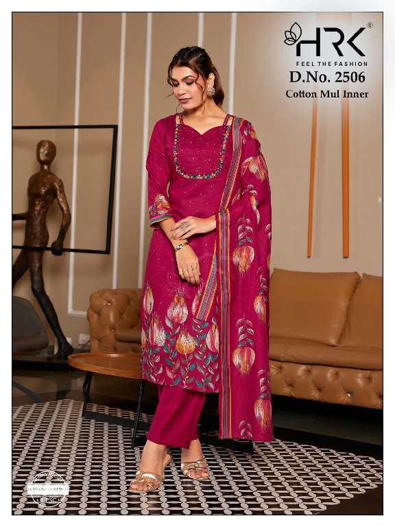 HRK D.NO 2506 WHOLESALE READYMADE BARLIN WITH HAND WORK 3 PCS COMBO SET SUITS SUPPLIER