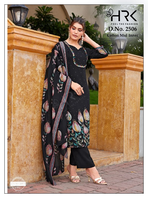 HRK D.NO 2506 WHOLESALE READYMADE BARLIN WITH HAND WORK 3 PCS COMBO SET SUITS SUPPLIER