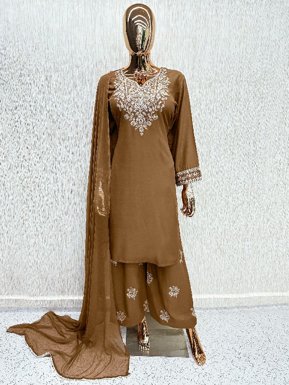 TEXTILEDEAL D.NO 24 WHOLESALE READYMADE RAYON BEAUTIFUL PAKISTANI FARSHI SALWAR STYLE 3 PCS SUITS EXPORTER