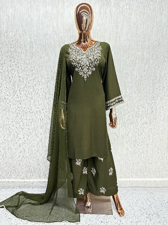 TEXTILEDEAL D.NO 24 WHOLESALE READYMADE RAYON BEAUTIFUL PAKISTANI FARSHI SALWAR STYLE 3 PCS SUITS EXPORTER