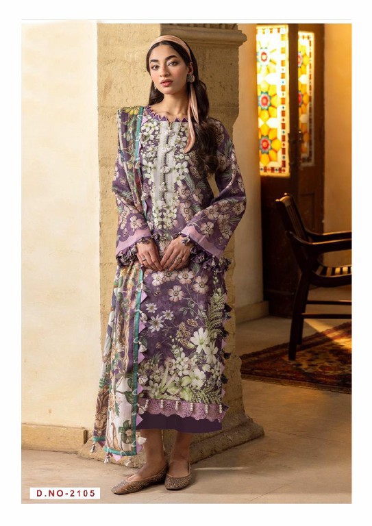 KEVAL FAB ELLIJA B VOL 21 WHOLESALE READYMADE HEAVY COTTON LUXURY COLLECTION 3 PCS SUITS EXPORTER